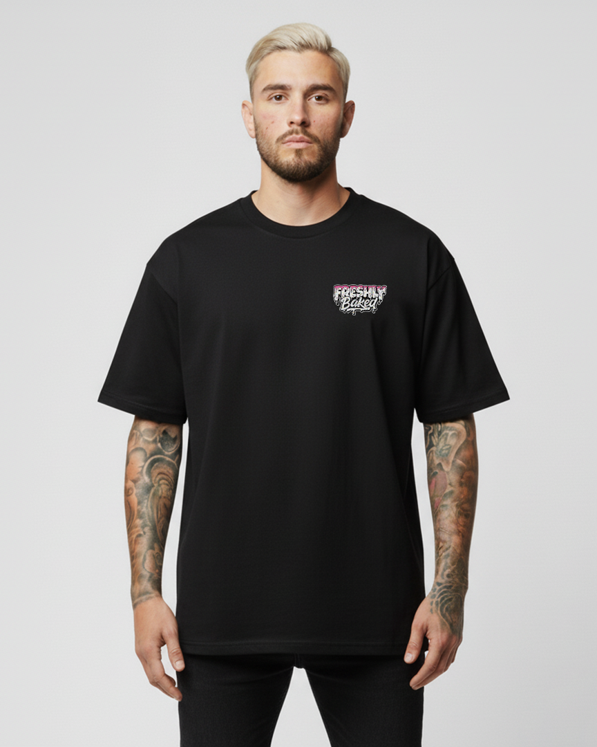 Black Sprinkle Logo Tee