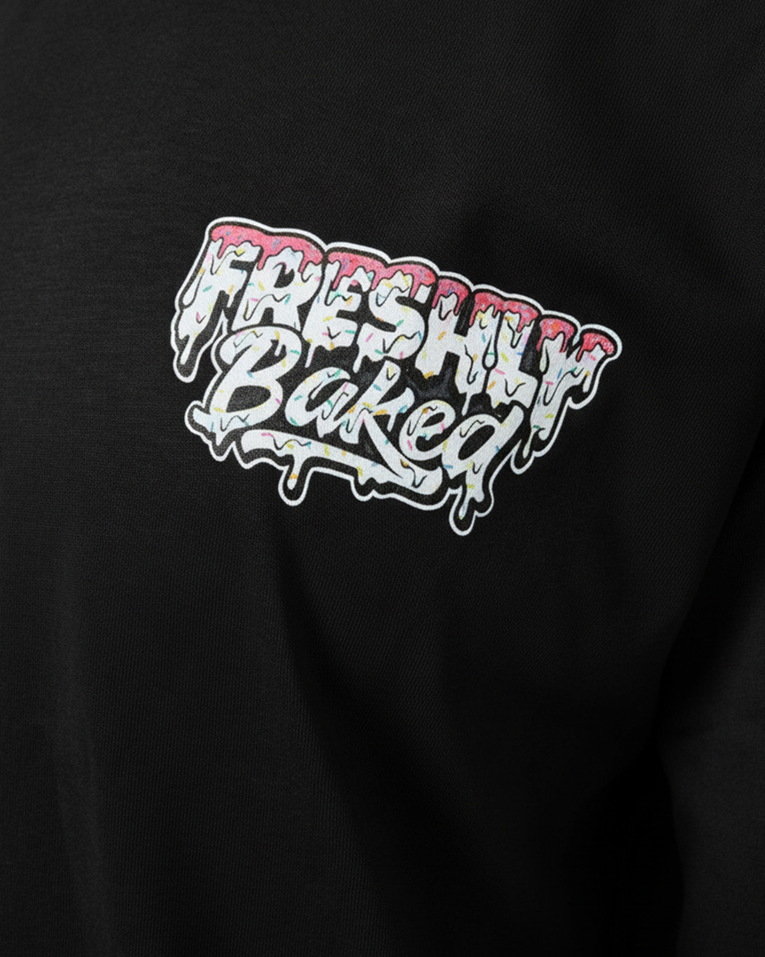 Black Sprinkle Logo Tee