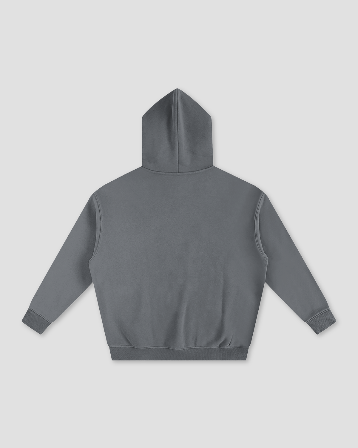Freshly Baked Logo Oversized Heavy Fleeced Hoodie - Grey