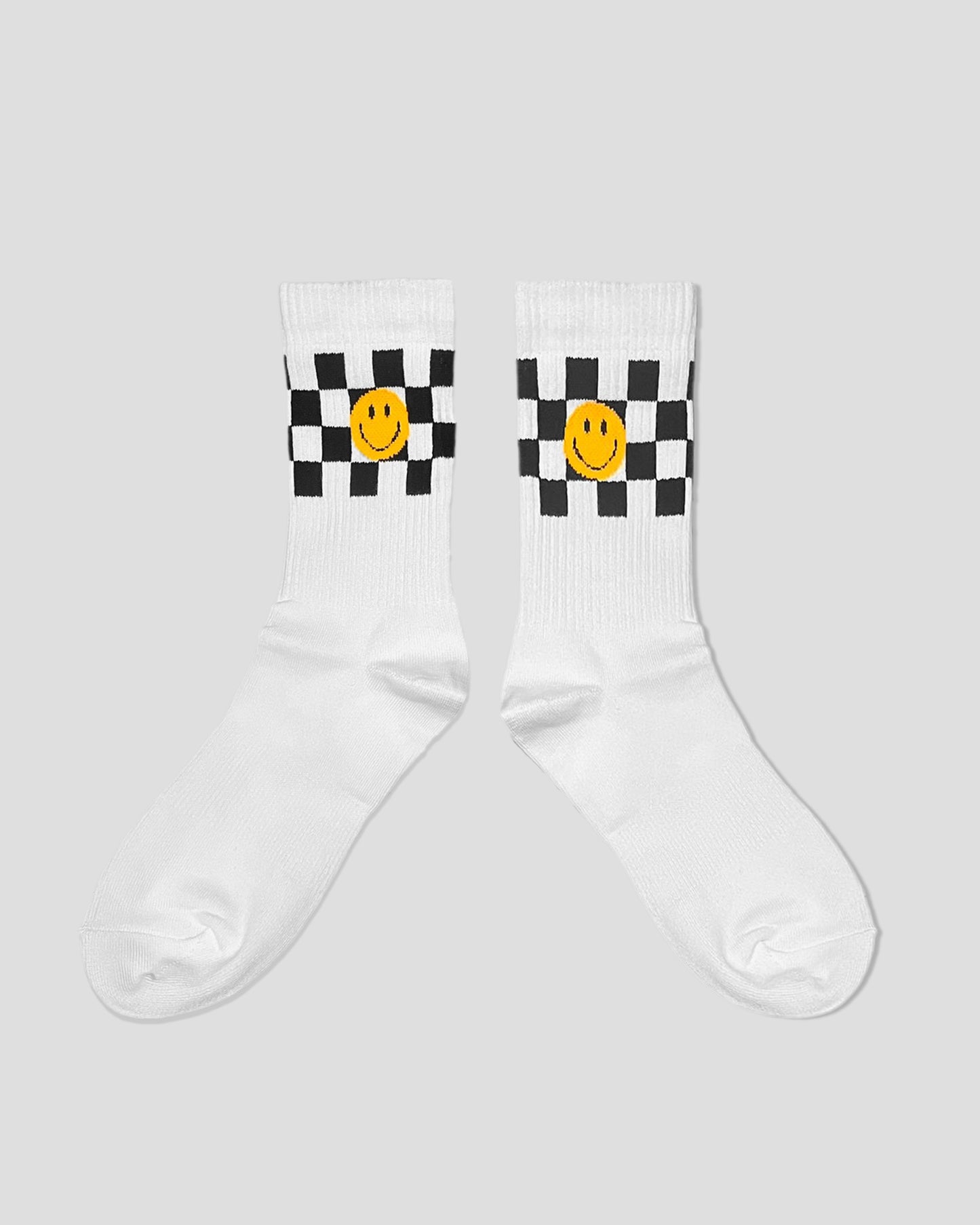 Checkered Black and white socks - Freshly Baked