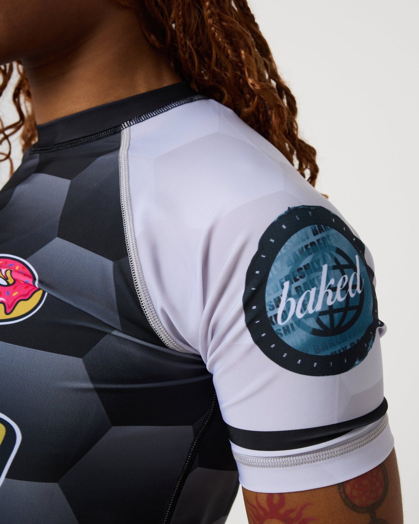 Black Hex Rashguard - Freshly Baked FightwearRashguards