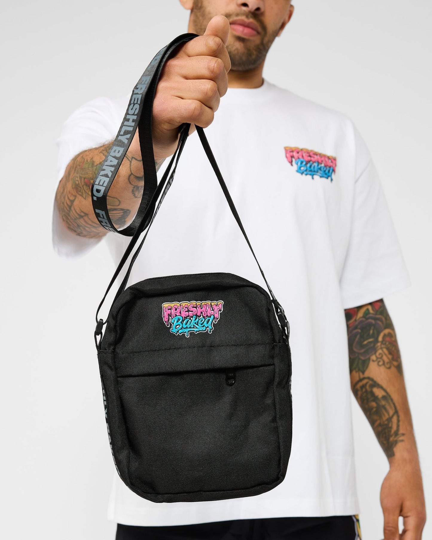 Black Messenger Bag - Freshly Baked FightwearAccessories