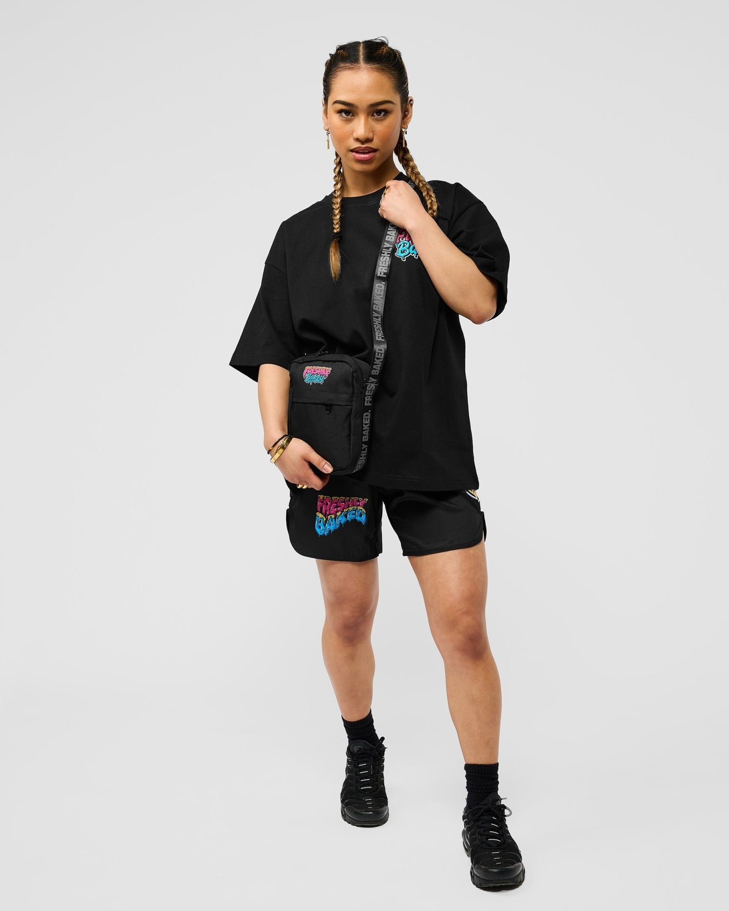 Black Messenger Bag - Freshly Baked FightwearAccessories