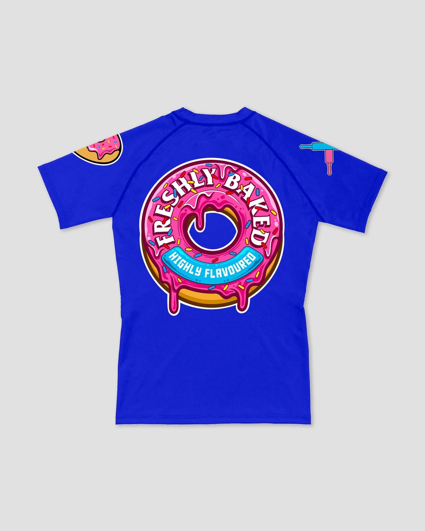 Kids Blue Base Rashguard - Freshly Baked FightwearRashguards