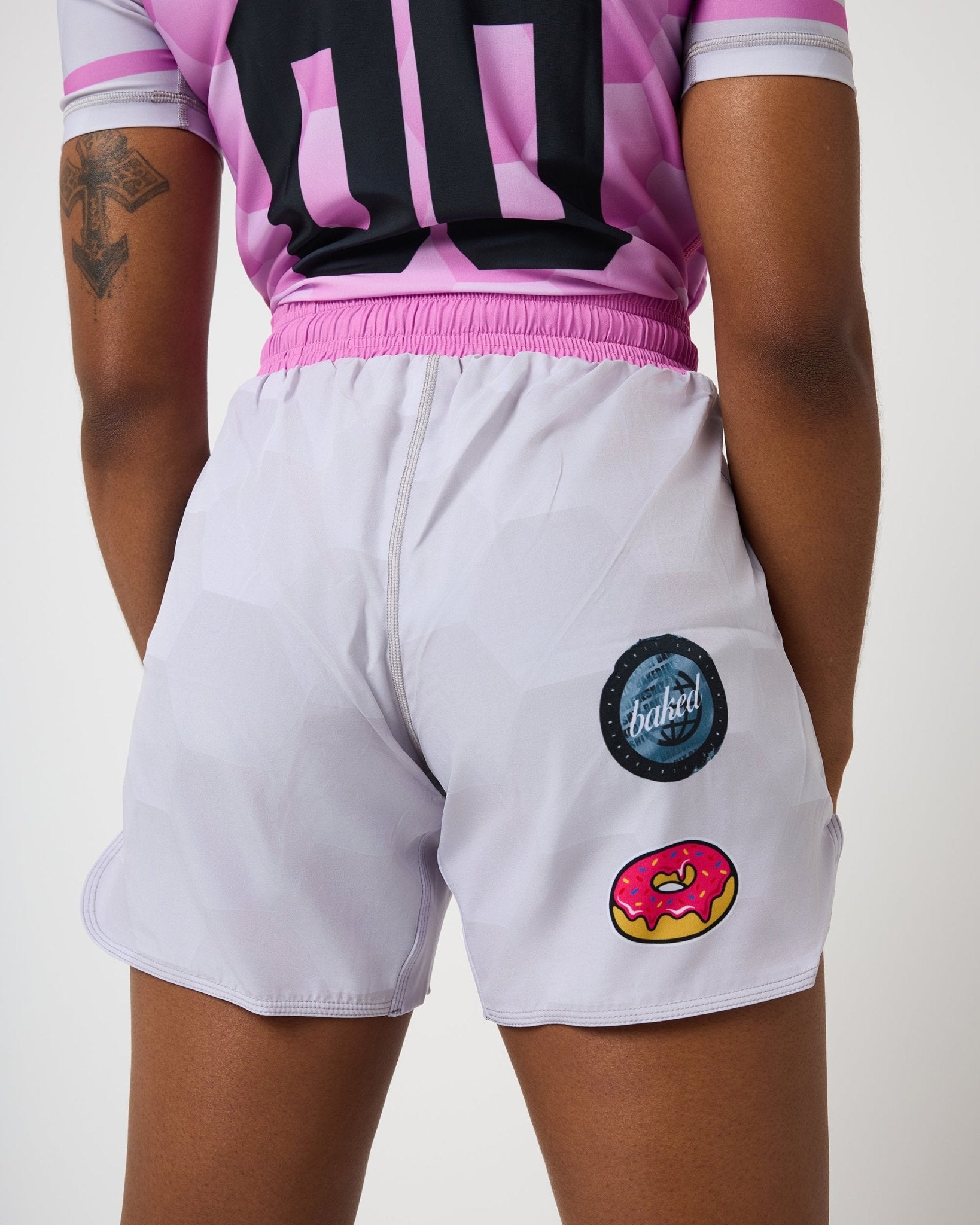 Pink Hex Shorts - Freshly Baked Fightwear