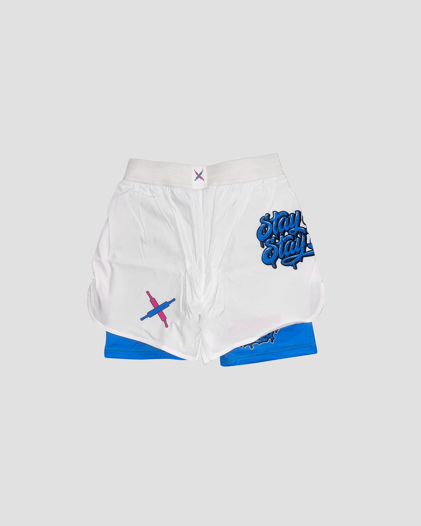 Stay Fresh Stay Baked HYBRID (2in1) Shorts - Freshly Baked Fightwear