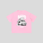 Ice Cream Truck Boxy Tee - Pink