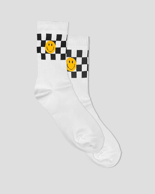 Checkered Black and white socks - Freshly Baked