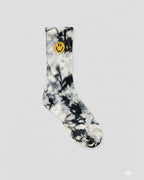 Tie Dye Crew Socks Black and white - Freshly Baked