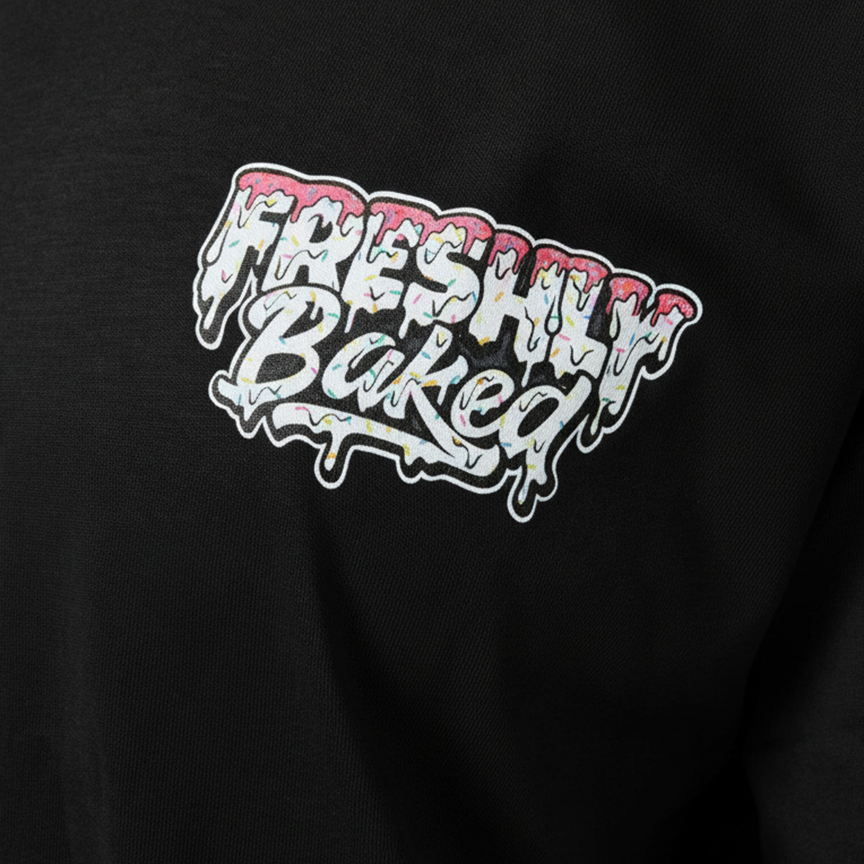 Black Sprinkle Logo Tee