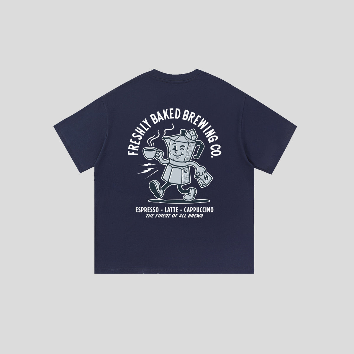 Freshly Brewed Coffee Tee - Blue