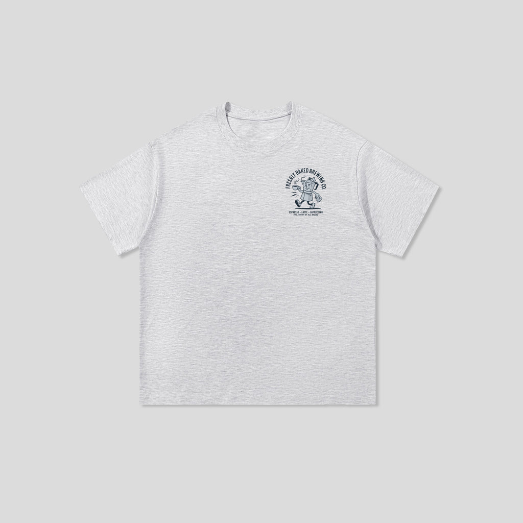 Freshly Brewed Coffee Tee - Grey