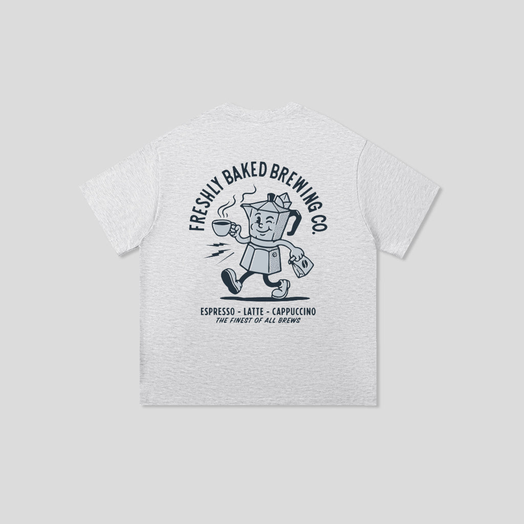 Freshly Brewed Coffee Tee - Grey