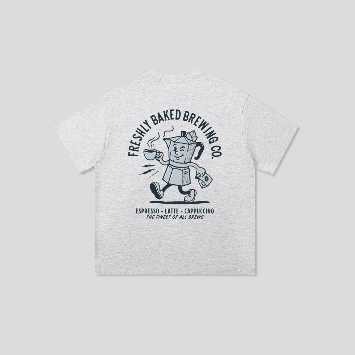 Freshly Brewed Coffee Tee - Grey