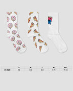Checkered Black and white socks - Freshly Baked