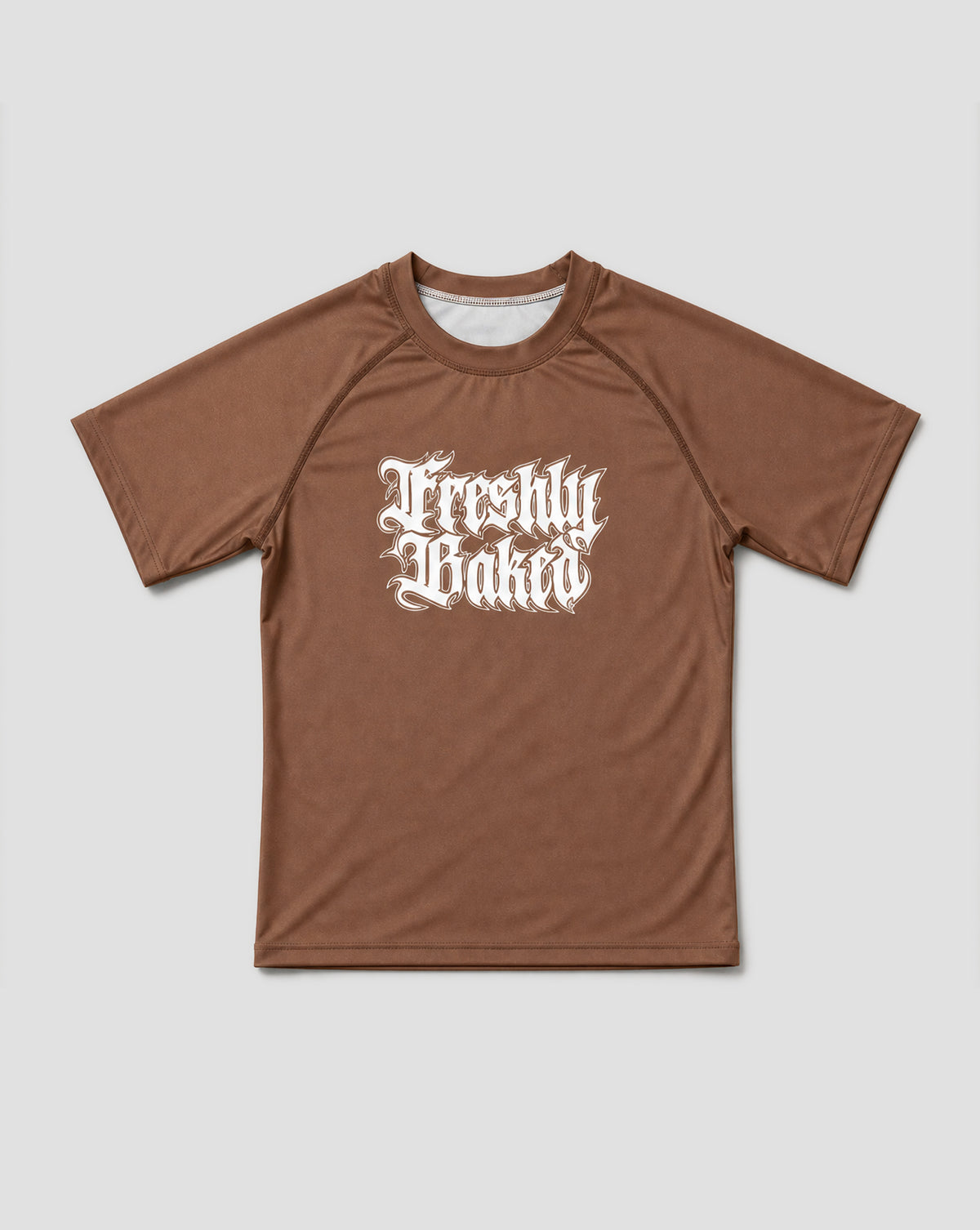 Brown Gothic Logo Rashguard