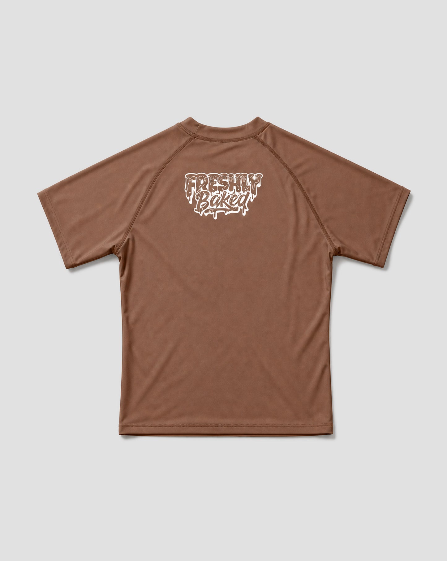 Brown Gothic Logo Rashguard