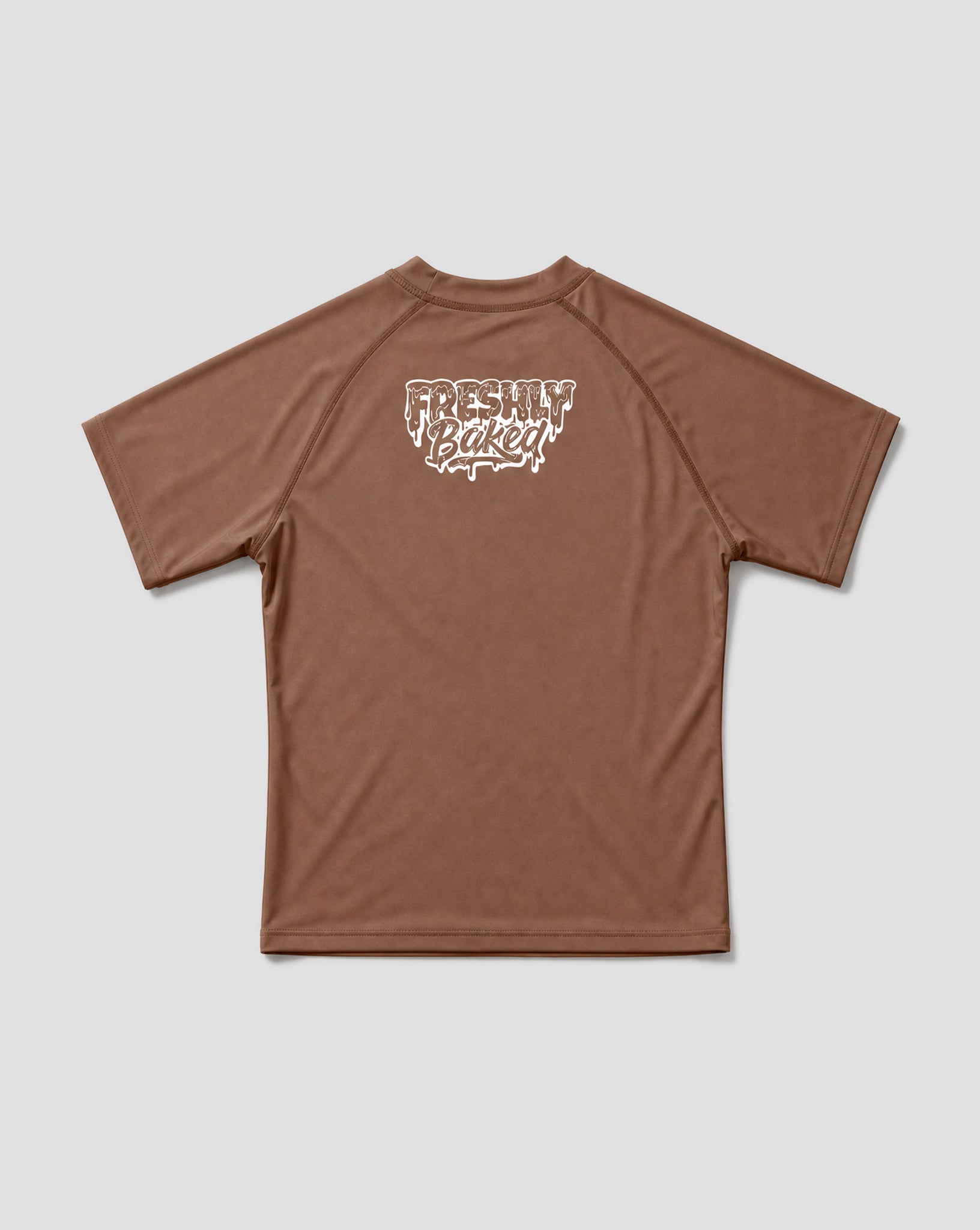 Brown Gothic Logo Rashguard