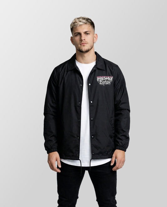 Coach Jacket - Freshly Baked white logo