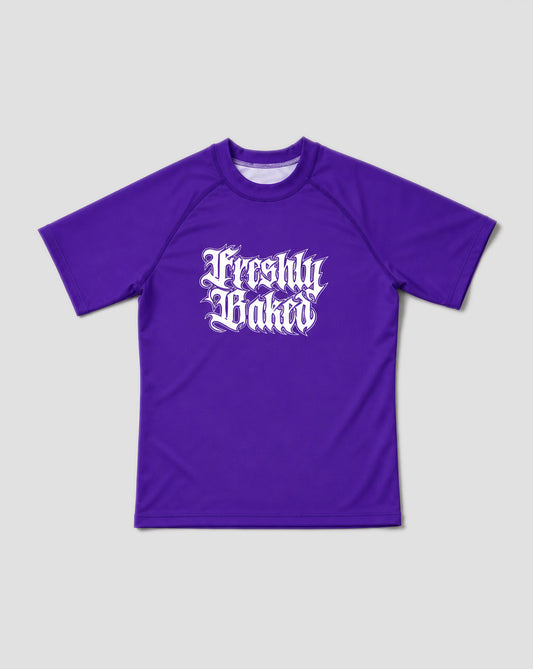 Purple Gothic Logo Rashguard