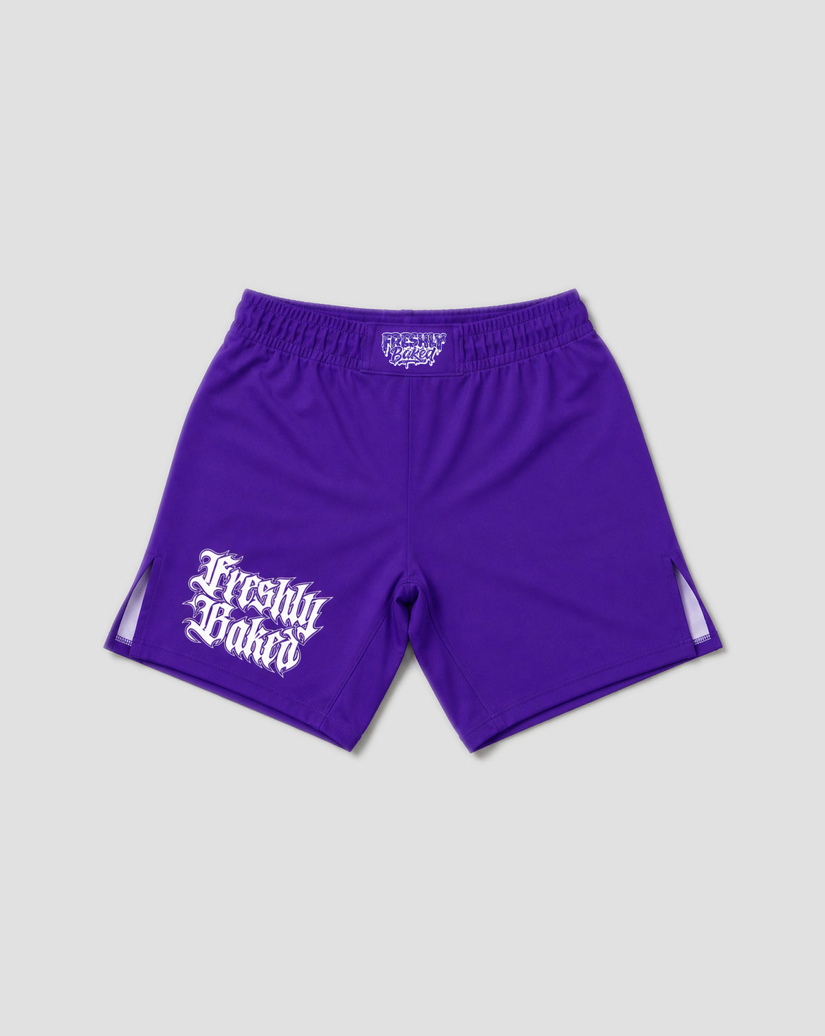 Purple Gothic Logo Shorts