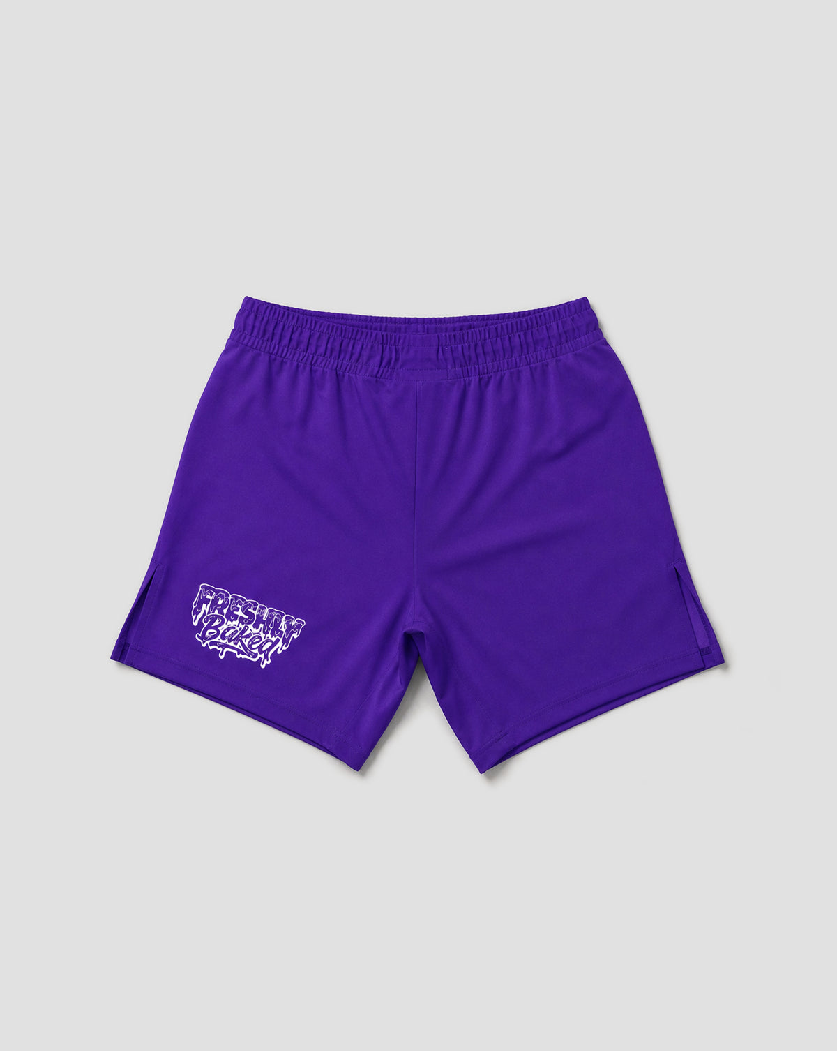 Purple Gothic Logo Shorts