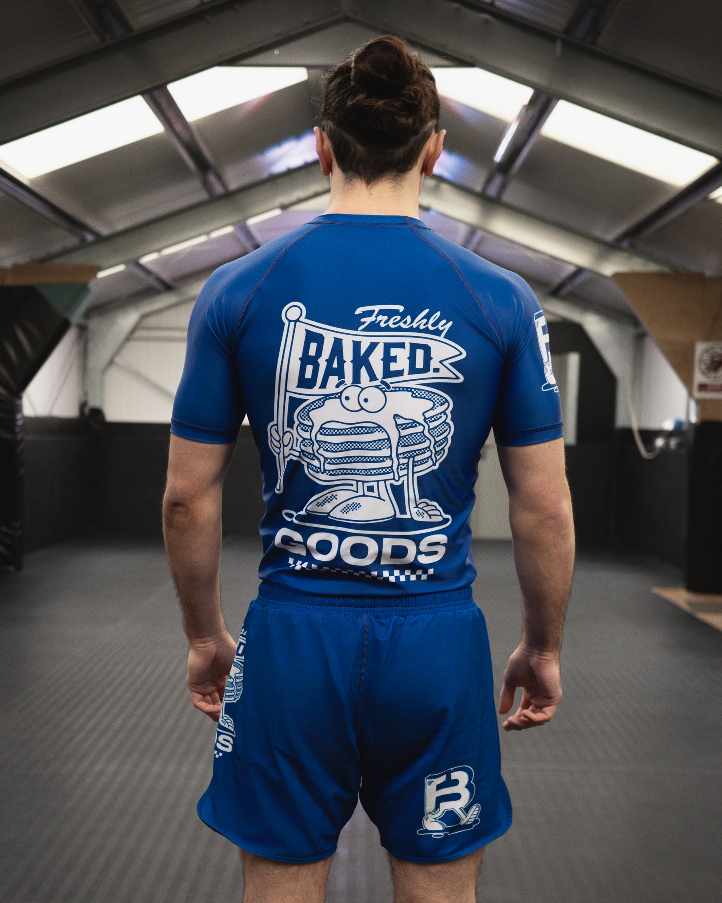 Pancakes Rashguard Blue