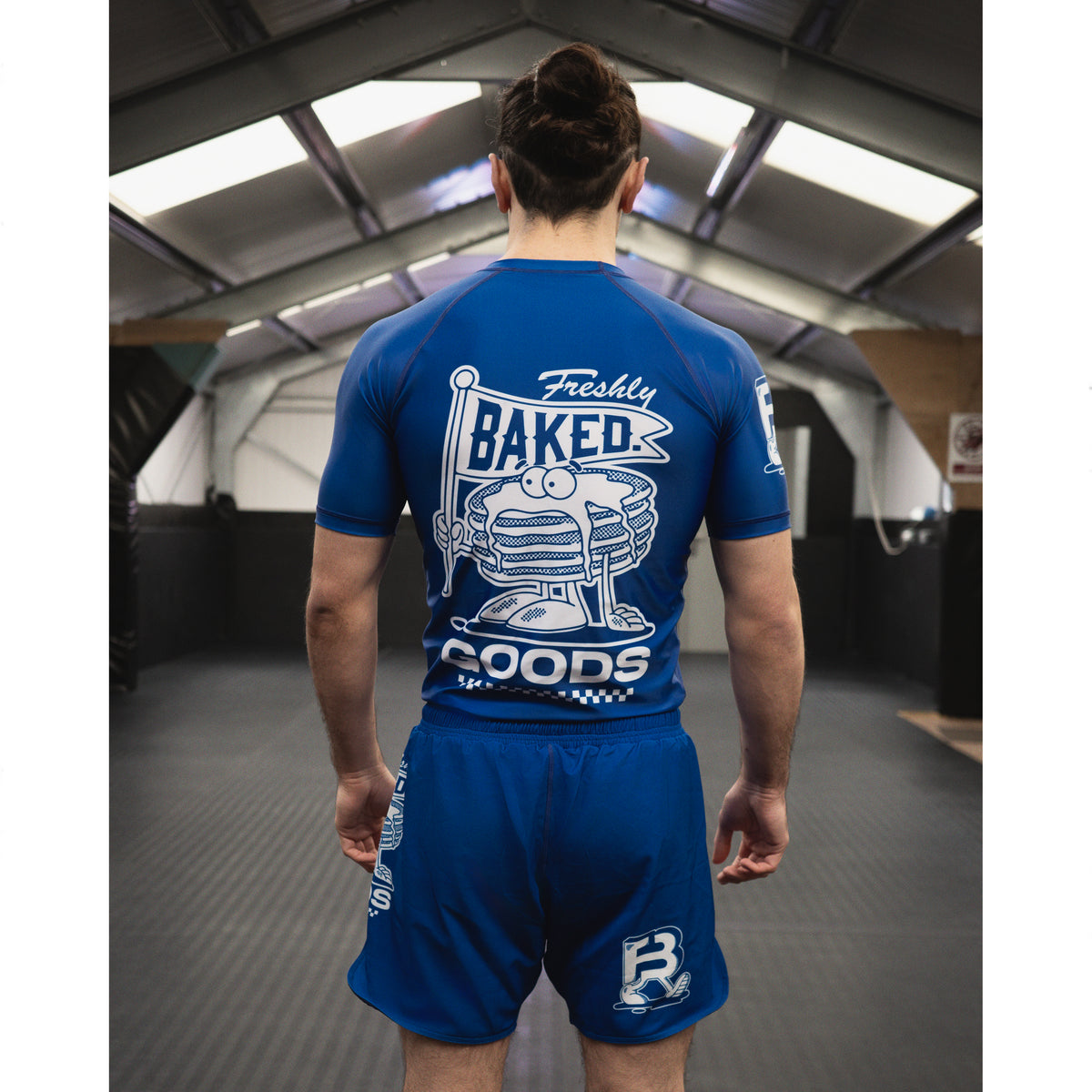 Pancakes Rashguard Blue