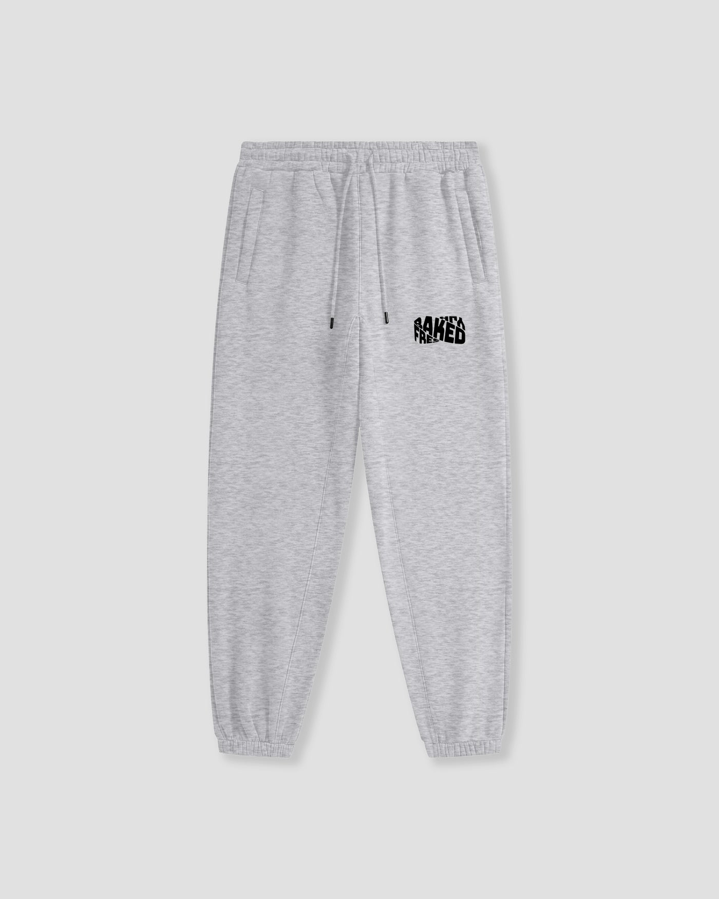 Oversized Grey Vortex Joggers - Heavy Fleeced