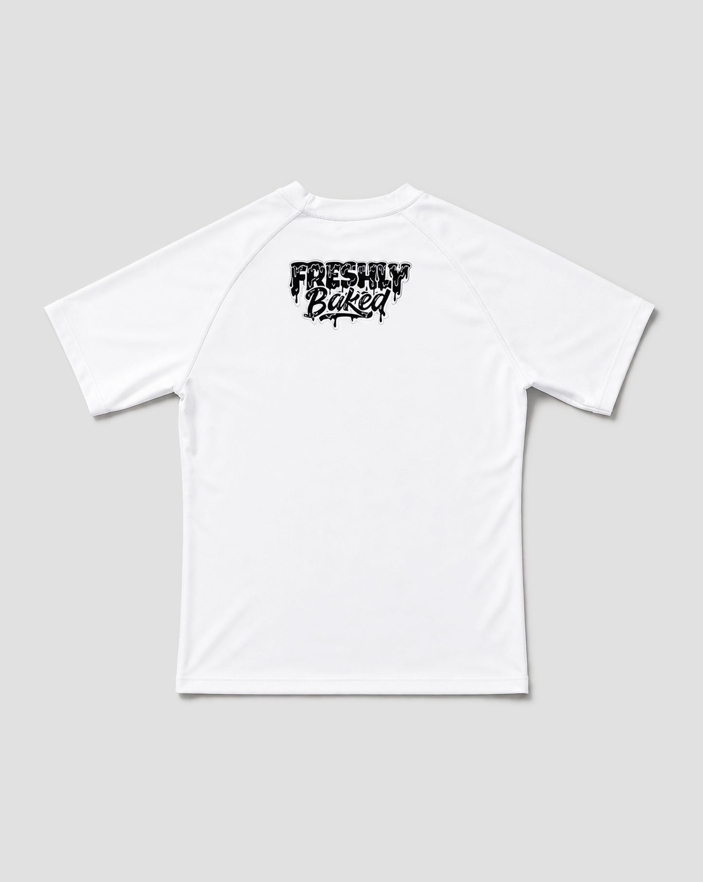 White Gothic Logo Rashguard