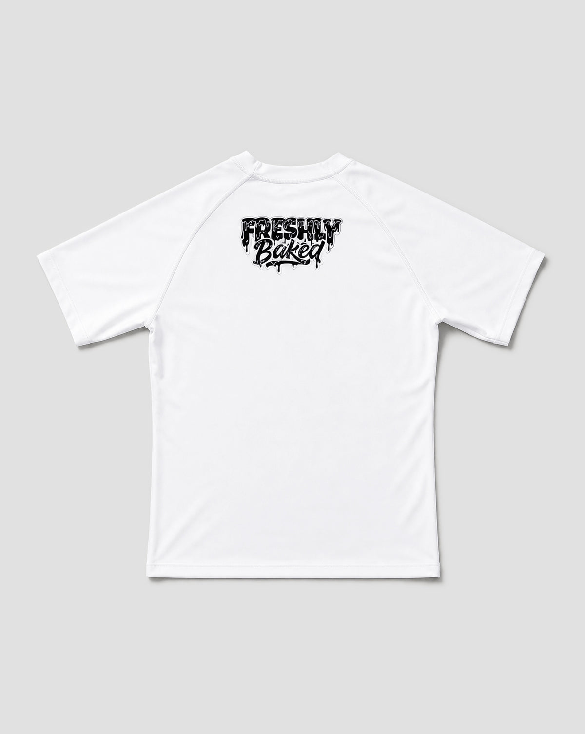 White Gothic Logo Rashguard