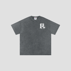 Snow Washed Oversized Cotton Pancakes Grey