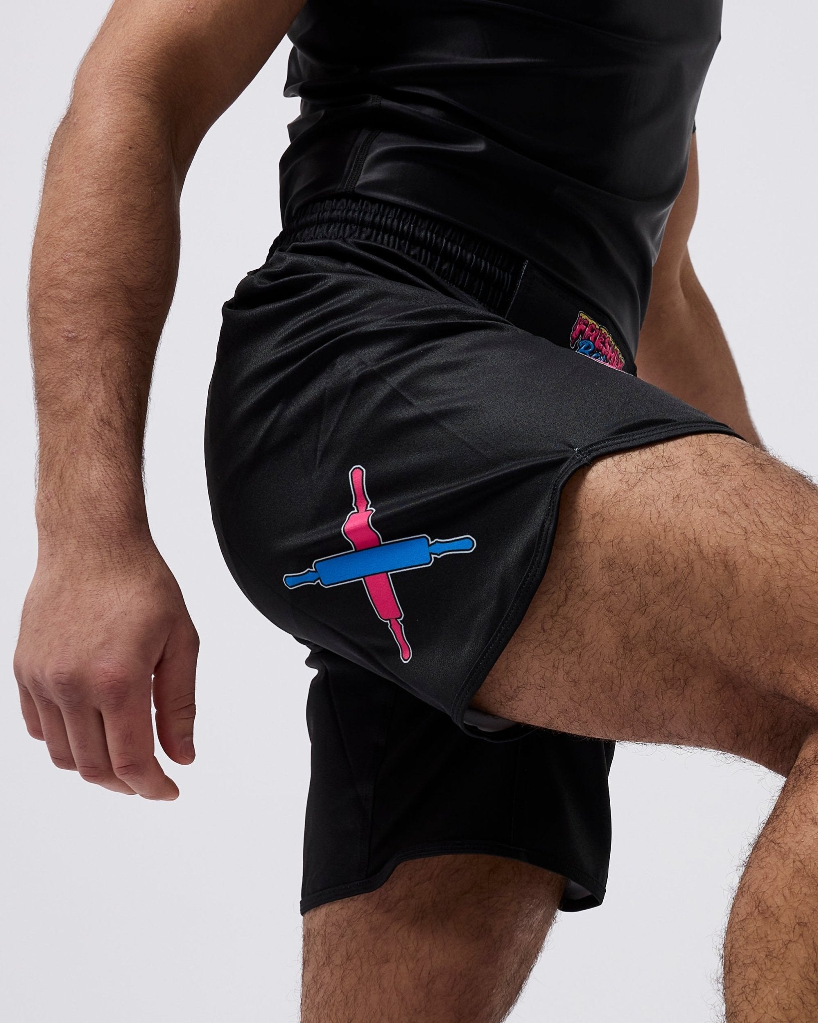 Black Base Grappling Shorts - Freshly Baked FightwearShorts