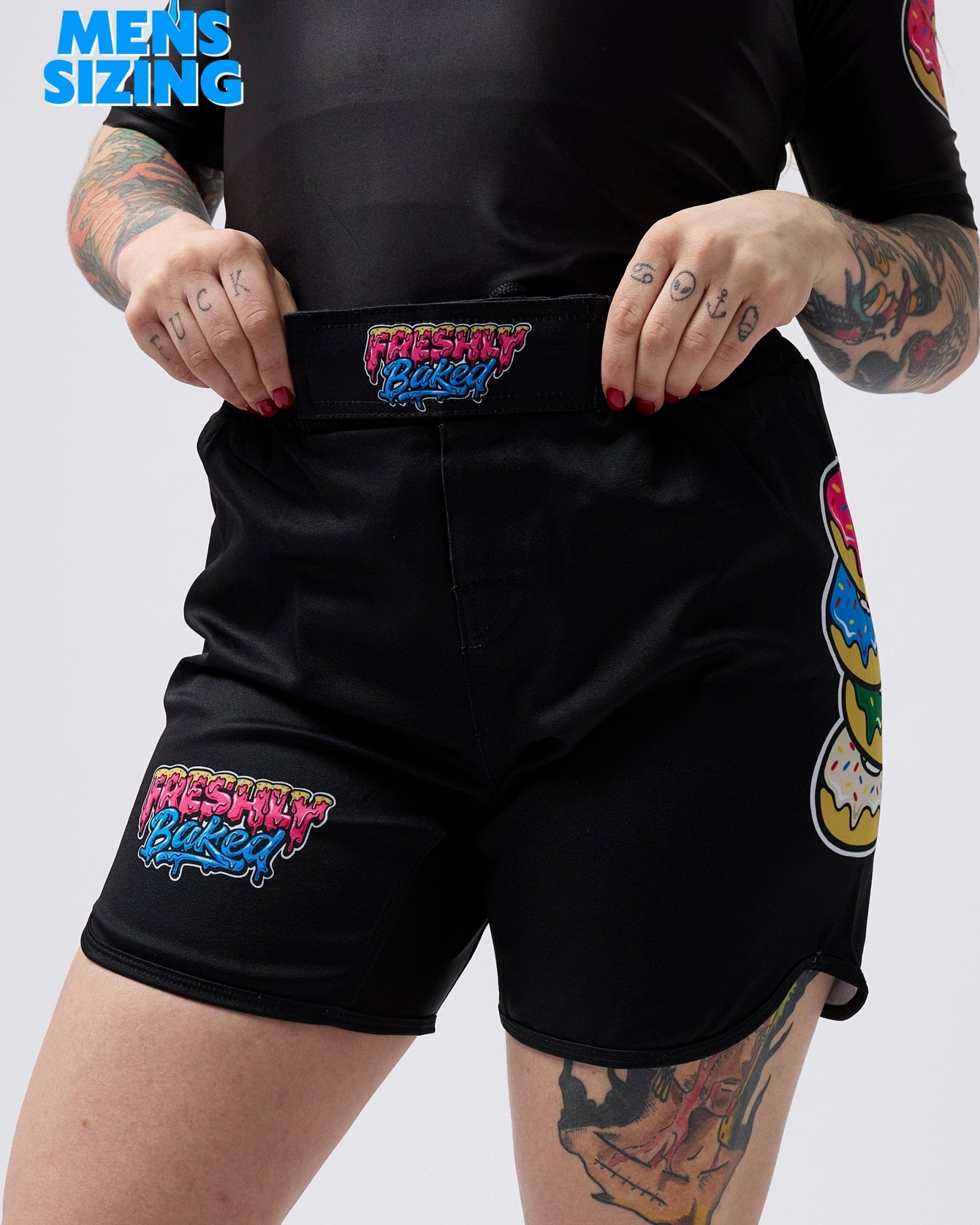 Black Base Grappling Shorts - Freshly Baked FightwearShorts