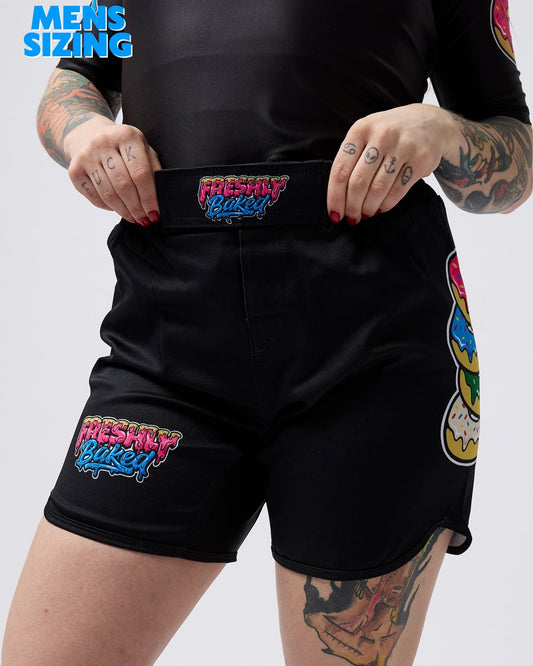 Black Base Grappling Shorts - Freshly Baked FightwearShorts