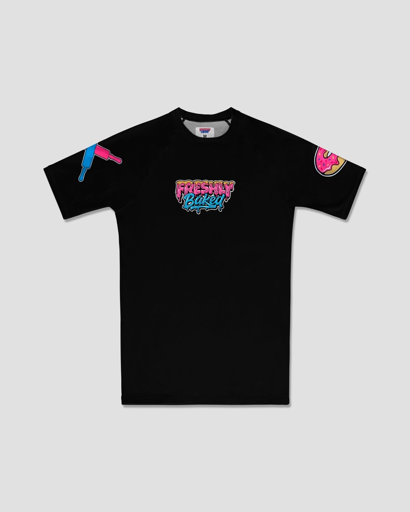 Black Base Rashguard - Freshly Baked FightwearRashguards