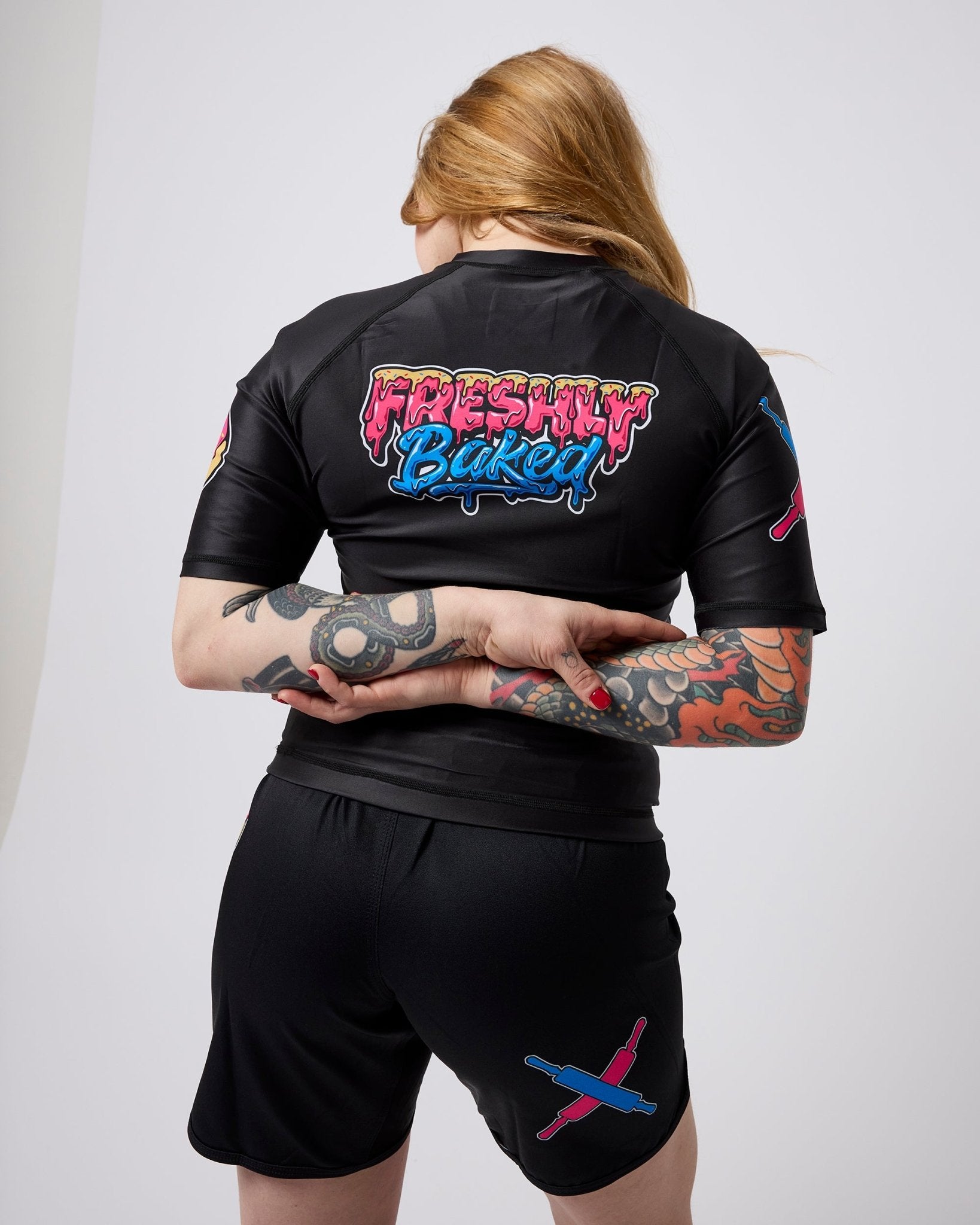 Black Base Rashguard - Freshly Baked FightwearRashguards