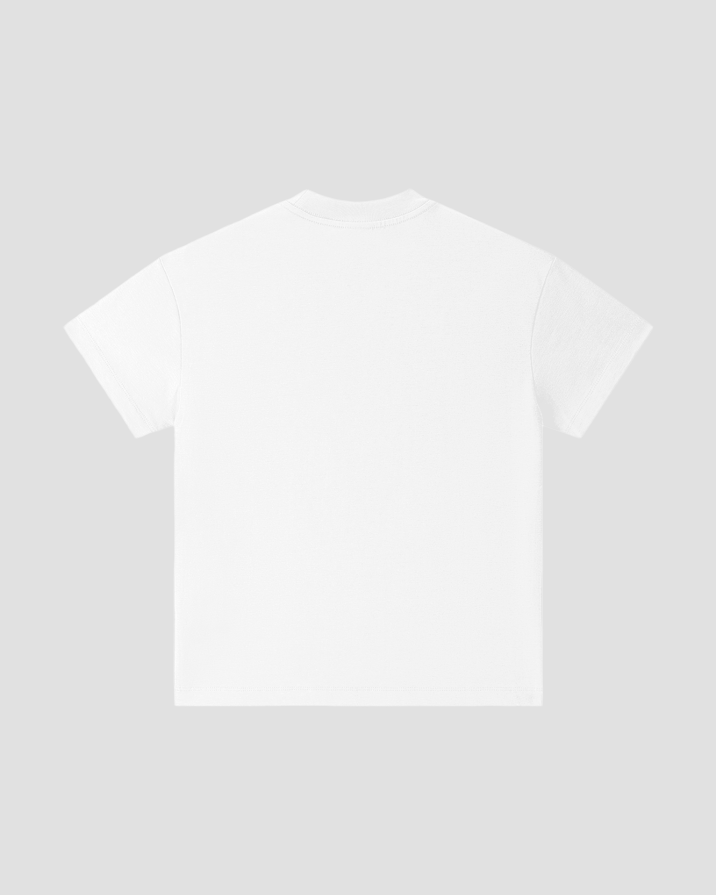 Kids Heavyweight Cotton Logo Tee Carbon White