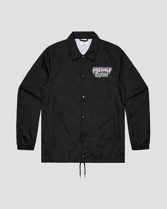 Coach Jacket - Freshly Baked white logo - Freshly Baked Fightwear