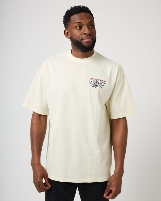 Cream Sprinkle Logo Tee - Freshly Baked Fightwear