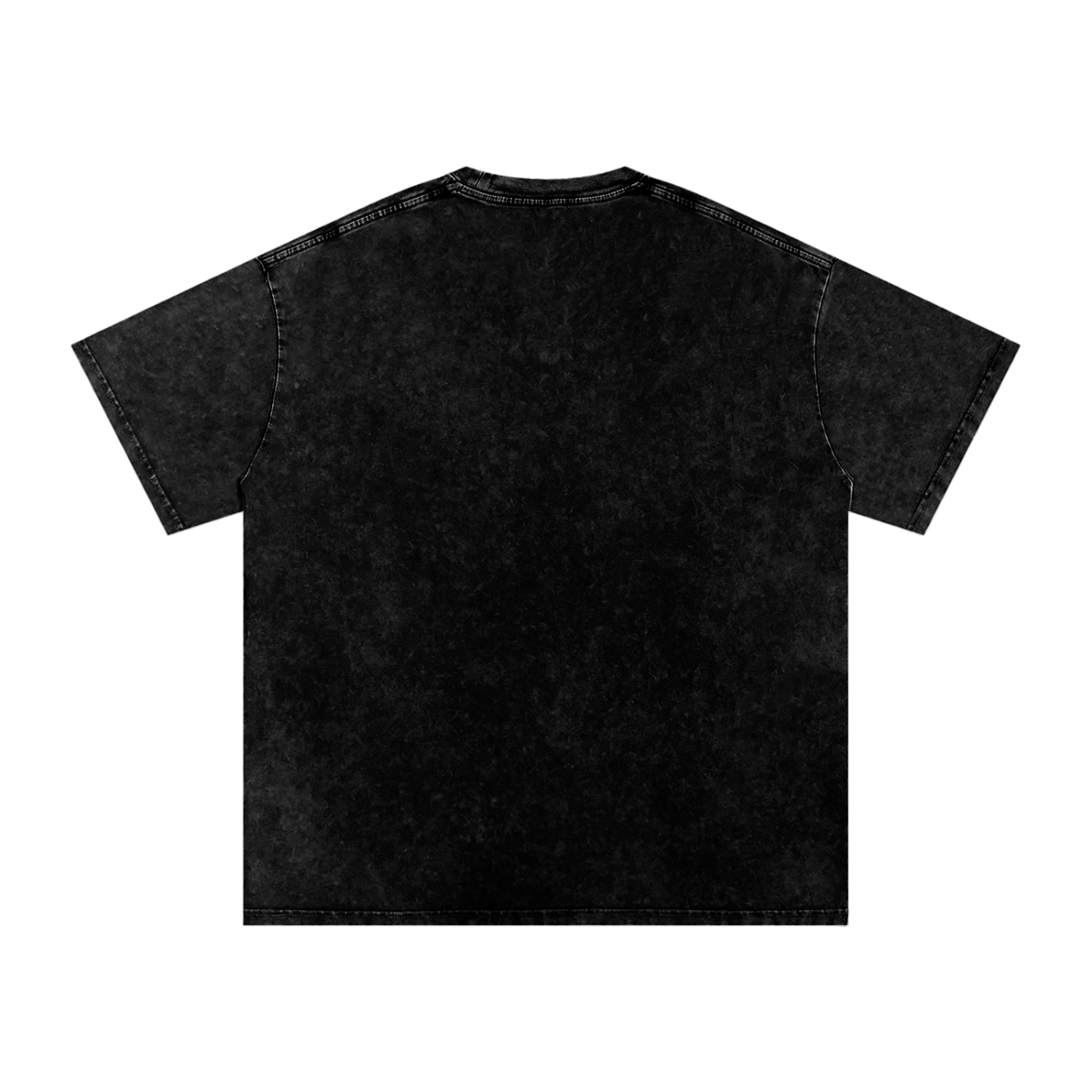 Black Acid Washed Oversized Freshly Baked Logo Tee