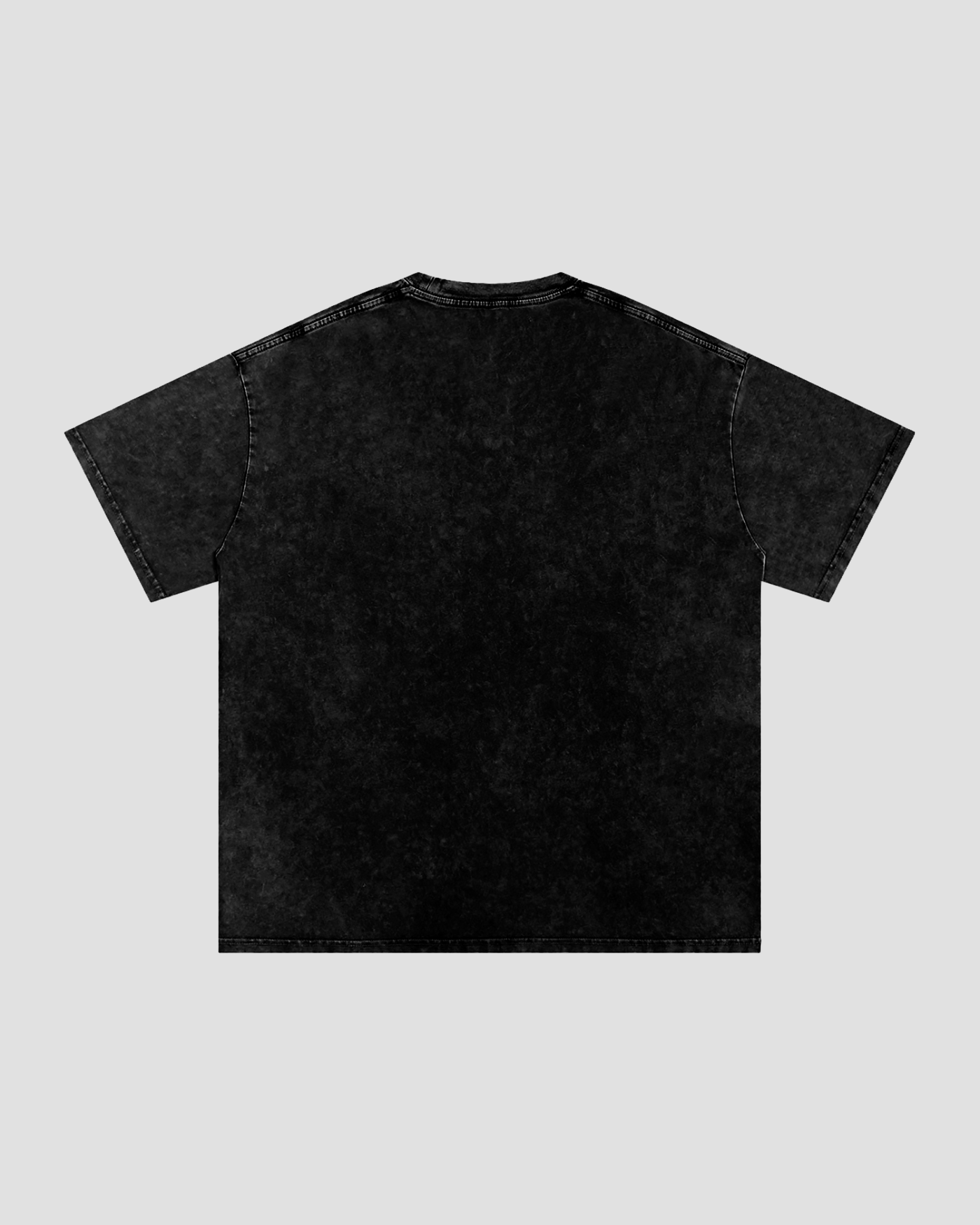 Black Acid Washed Oversized Freshly Baked Logo Tee