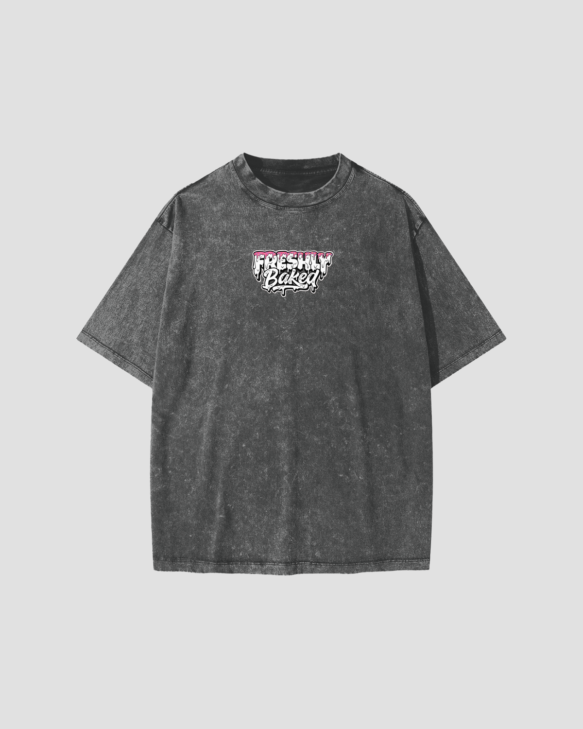 Kids Oversized Sprinkle Logo Snow Washed Gray