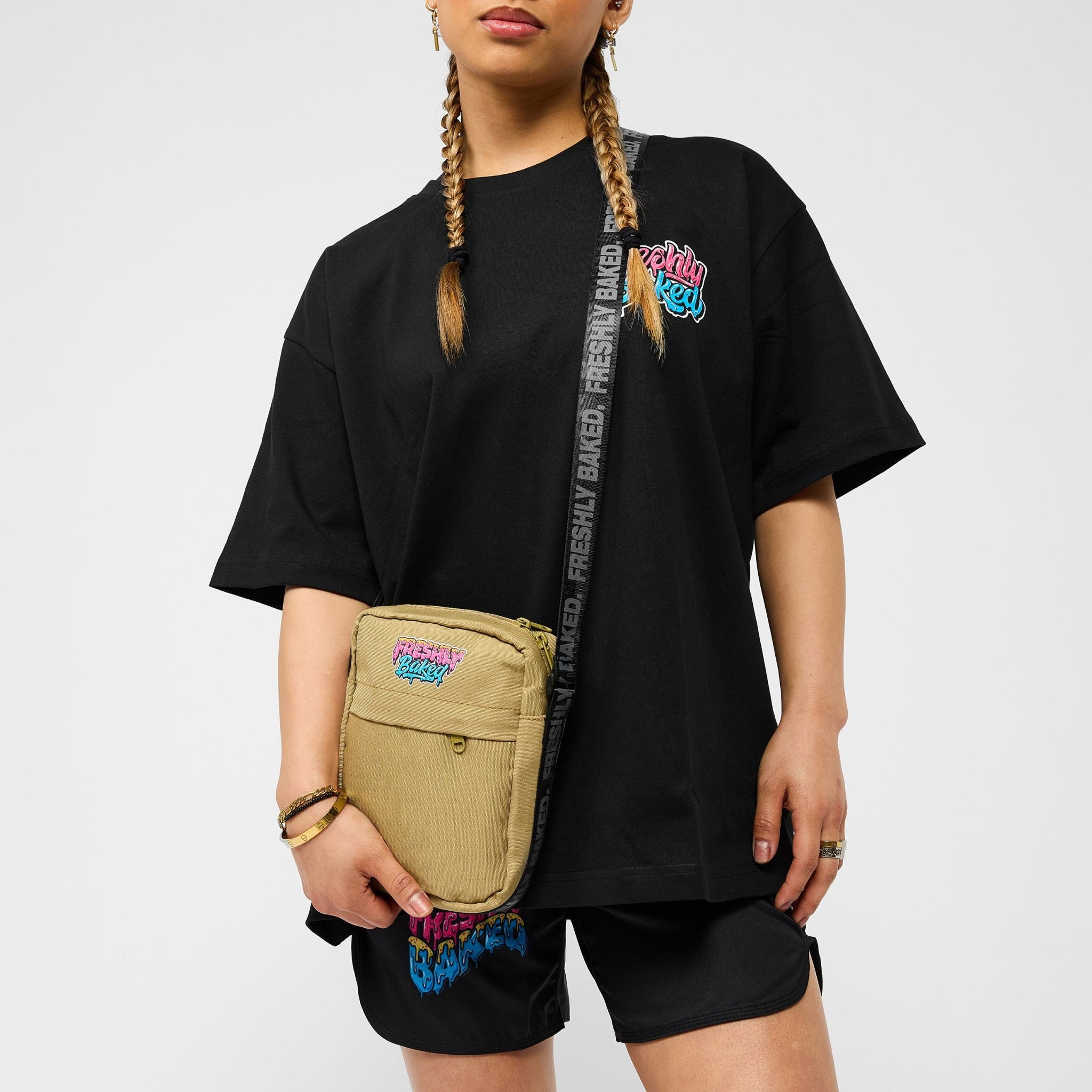 Khaki Messenger Bag