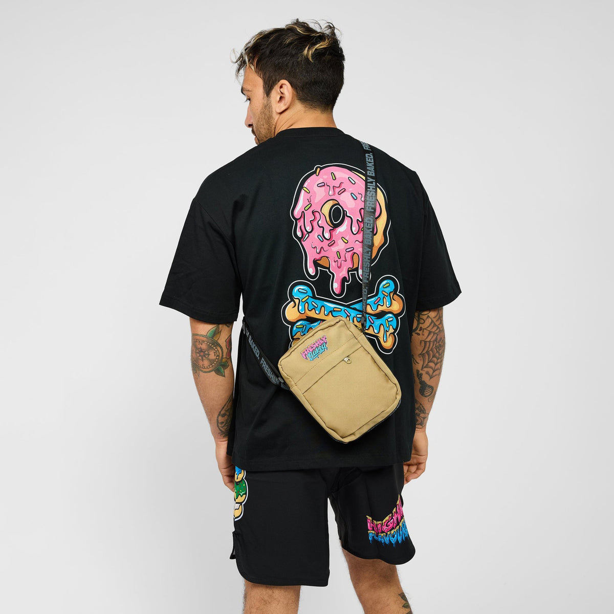 Khaki Messenger Bag