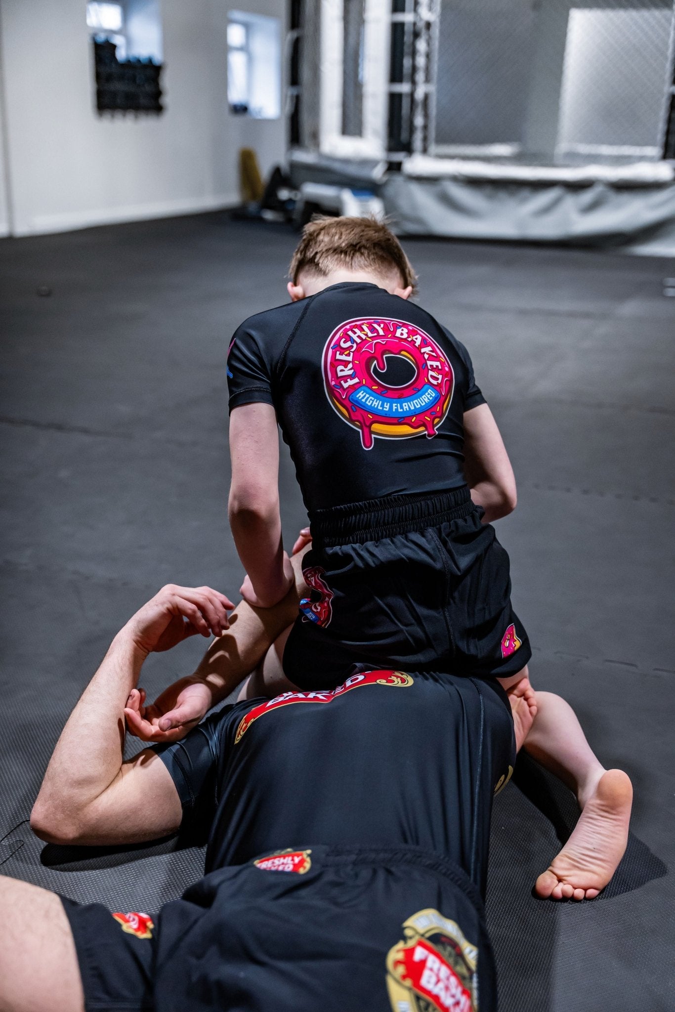 Kids Black Base Shorts - Freshly Baked FightwearRashguards