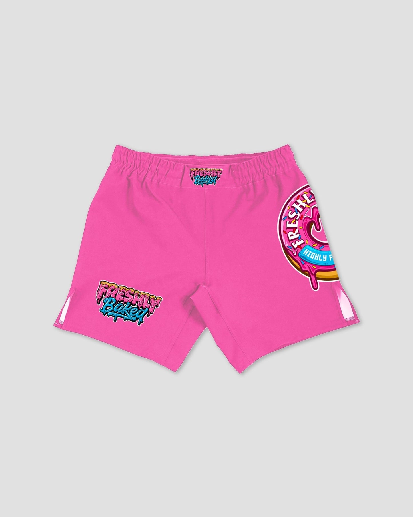 Kids Pink Base Shorts - Freshly Baked FightwearRashguards