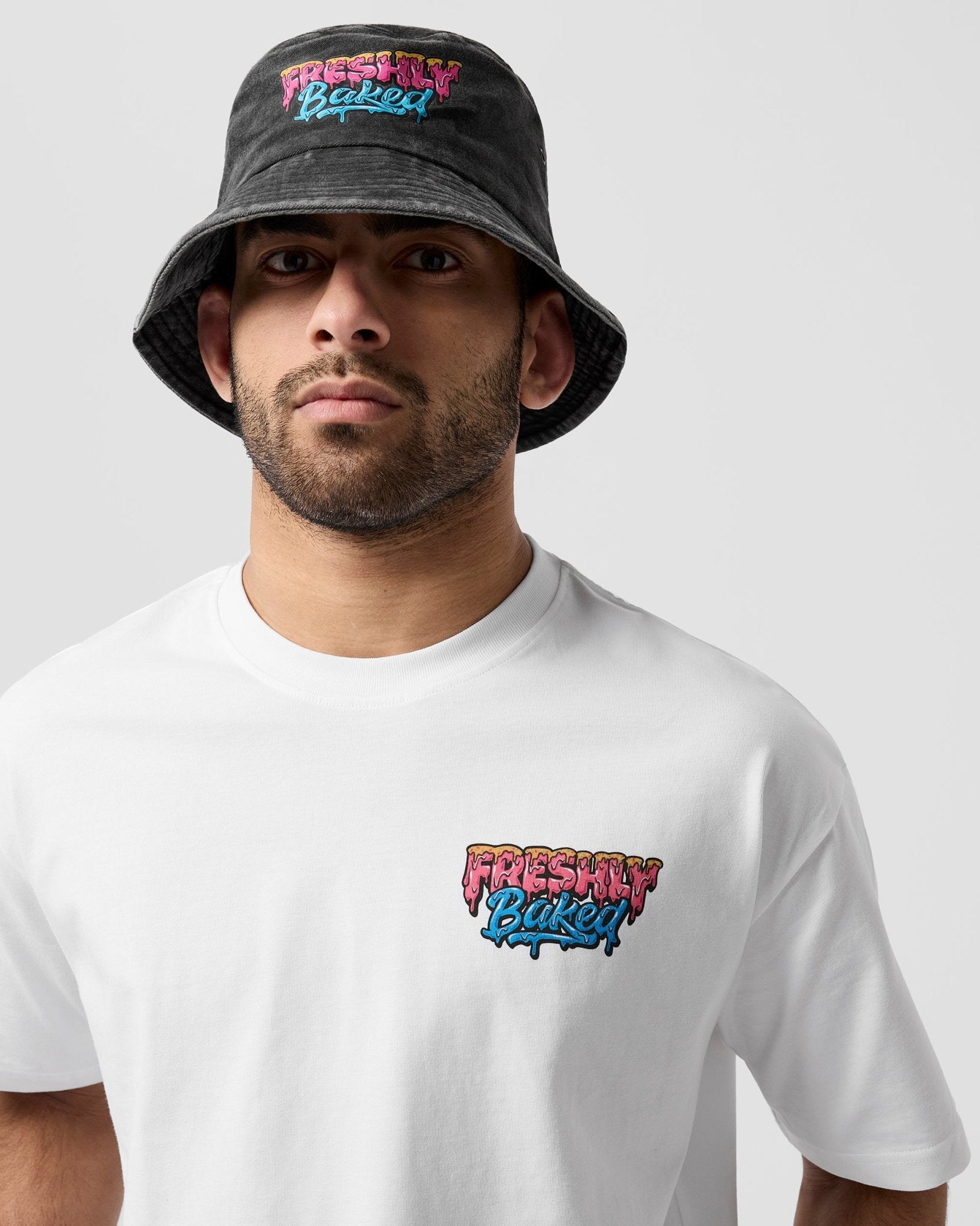 Logo Acid Wash Bucket Hat - Freshly Baked FightwearAccessories