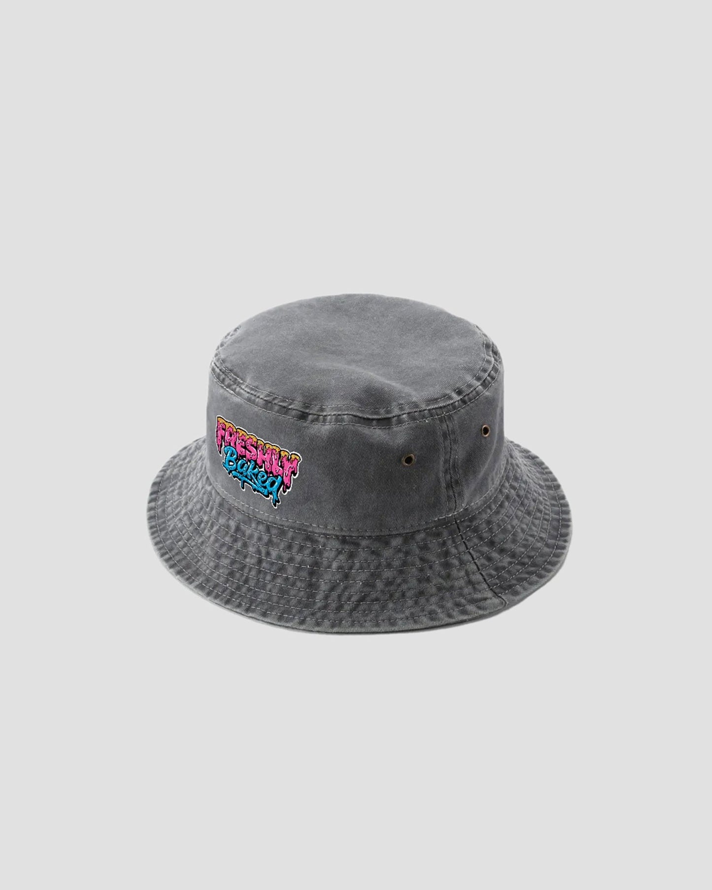 Logo Acid Wash Bucket Hat - Freshly Baked FightwearAccessories