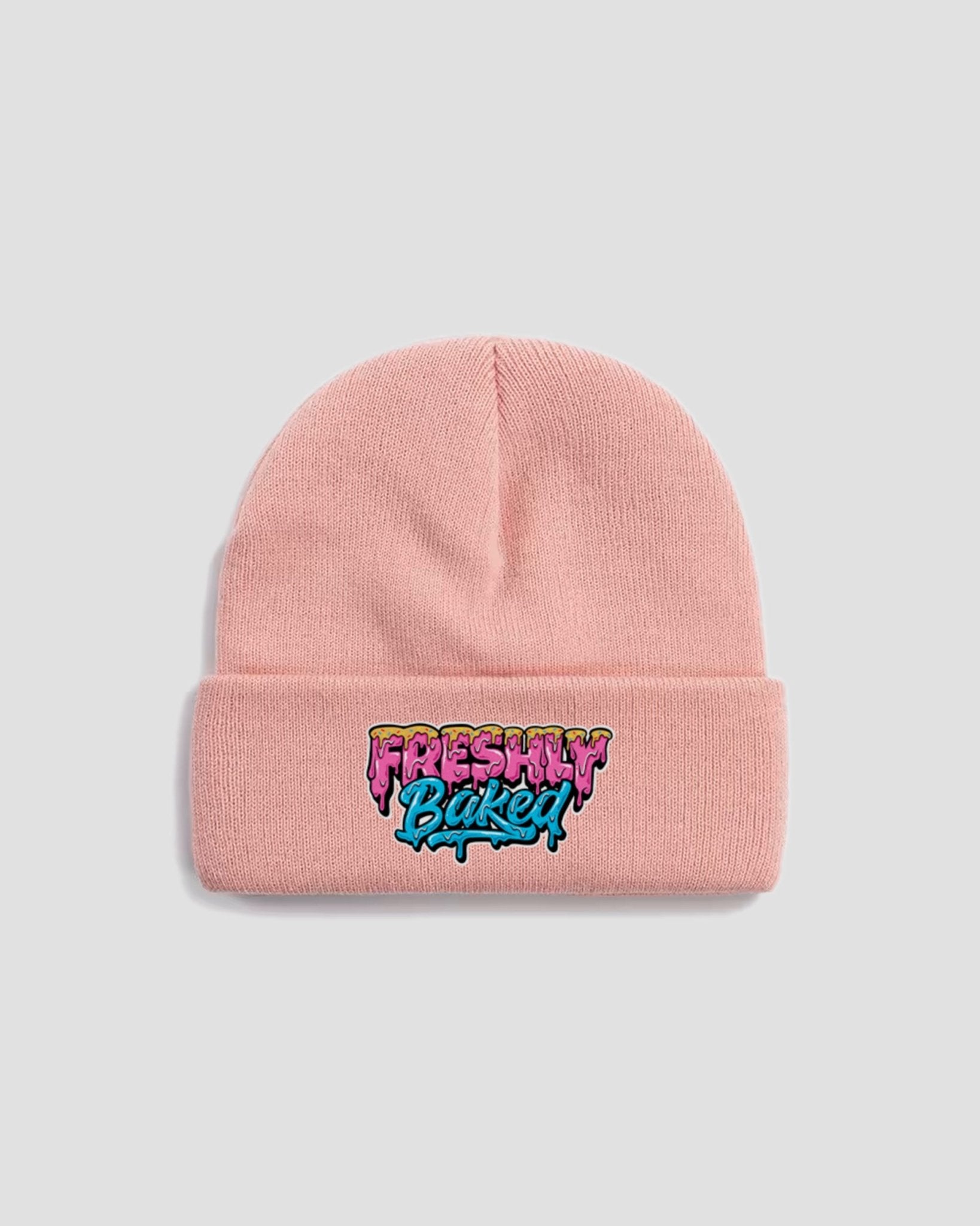 Logo Beanie Pink - Freshly Baked FightwearAccessories